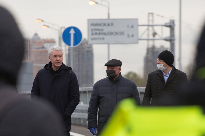 Собянин открыл движение по проспекту Генерала Дорохова