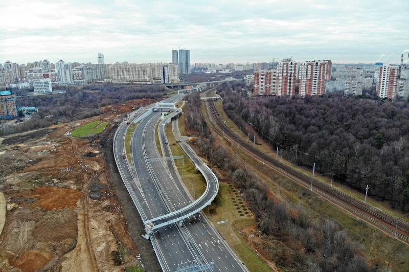 Собянин открыл движение по проспекту Генерала Дорохова