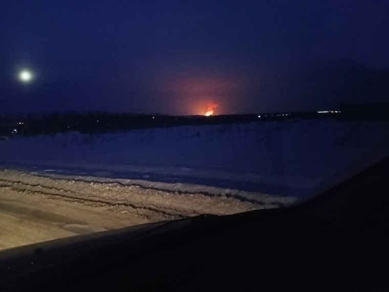 На Пермском пороховом заводе произошел пожар. Жители говорят о взрыве
