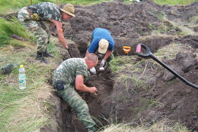 На Кубани обнаружено массовое захоронение военных лет